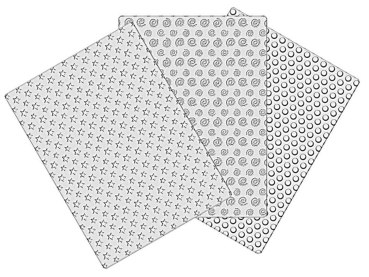 Impression Mat Set - Stars, Spirals, Circles